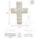 Croix murale en Coquillages 30cm | Déco Bohème & Spirituelle
