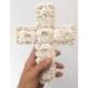Croix murale en Coquillages 20cm | Décoration Spirituelle