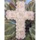 Croix murale en Coquillages 20cm | Décoration Spirituelle