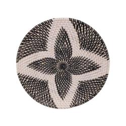 Assiette murale Bohème "Ainur" en rotin ⌀30cm | Fait Main à Bali