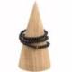 Bracelet Tibétain, Mala en perles de bois 6mm bordeaux.