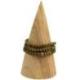 Bracelet Tibétain, Mala en perles de bois 6mm vert