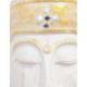 Tête de Bouddha murale 50cm en bois | Déco Spirituelle