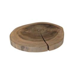 Déclassé ! Dessous de plat rond en teck massif ø20cm