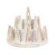 Déclassé - Porte-bagues 13 cônes en bois massif blanc cérusé