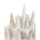 Déclassé - Porte-bagues 13 cônes en bois massif blanc cérusé