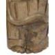 Déclassé ! Totem Tiki 50cm en bois massif Sculpté à la main