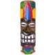 Déclassé ! Tiki 50cm en bois massif Sculpté main - Motif Surf & Ananas