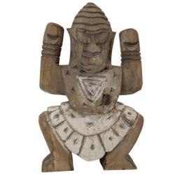Déclassé ! Totem d'Immunité Koh Wua Ta Lap en bois 30cm