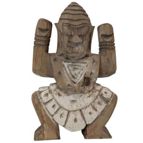 Déclassé ! Totem d'Immunité Koh Wua Ta Lap en bois 30cm