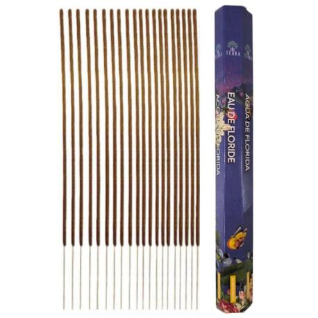 Encens sans charbon "Eau de Floride" (Agua Florida) 20 bâtons | Terra