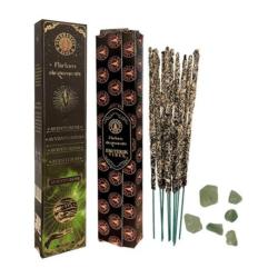 Encens Rituel "Aventurine & Jupiter" 9 bâtons | Fragrances & Sens