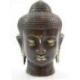 Tête de Bouddha à poser en laiton 20cm