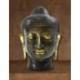 Tête de Bouddha à poser en laiton 20cm
