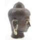 Tête de Bouddha à poser en laiton 20cm