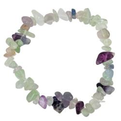 Bracelet baroque Fluorite multicolore Bracelet baroque Fluorite multicolore