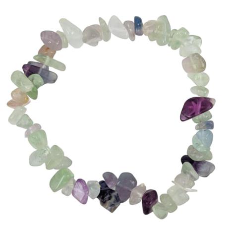Bracelet baroque Fluorite multicolore