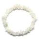 Bracelet baroque Pierre de lune blanche