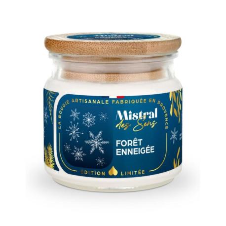 Bougie Parfumée "Forêt Enneigée" Édition Limitée - 40 heures 150ml | Mistral des Sens Bougie Parfumée "Forêt Enneigée" Édition Limitée - 40 heures 150ml | Mistral des Sens