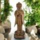 Statue de Bouddha debout 60cm en bois sculpté | Import Bali