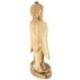 Grande statue de Bouddha debout 60cm bois massif brut sculpté main