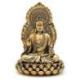 Statue Bouddha Shakyamuni Doré 26cm | Décoration Spirituelle