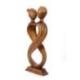 Sculpture sur bois "Amour Infini" 30cm en bois | Cadeau Couple Amoureux