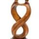 Sculpture sur bois "Amour Infini" 30cm en bois | Cadeau Couple Amoureux