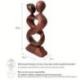 Statuette Couple "Amour Infini" 20cm en bois | Art Romantique