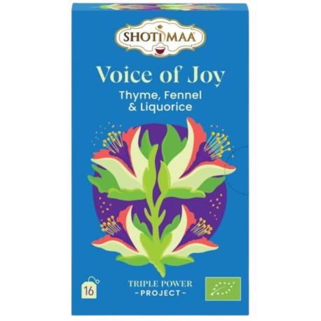 Infusion Bio "Voice of Joy" Thym, Fenouil & Réglisse | Shoti Maa - Gamme Triple Pouvoir