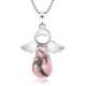 Collier  "Mon Ange gardien" en Rhodonite