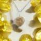 Collier Citrine AAA | Pendentif pierre roulée + chaîne acier