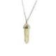 Collier pointe en Citrine AAA | Pendentif en pierre + chaîne