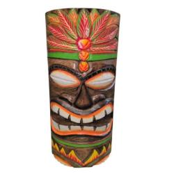 Tabouret ou Table d'appoint Tiki en bois 47x22cm | Ambiance Tiki Bar