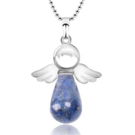 Collier  "Mon Ange gardien" en Lapis Lazuli
