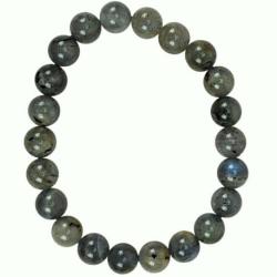 Bracelet en Labradorite AB | Boules 8mm