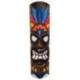 Masque Tiki Multicolore 50cm en Bois | Déco Polynésienne