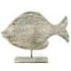 Statue Poisson en bois patiné 40cm - Décoration Marine