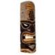 Masque Tiki en bois, sable et coquillage 33cm | Tribal & Tropical