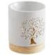 Brûle-parfum Arbre de Vie en Céramique Blanche