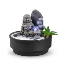 Fontaine d'intérieur Jardin Zen | Bouddha Rieur Sikhi