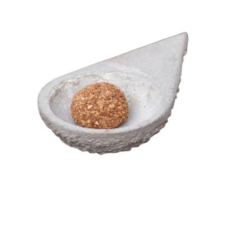 Sahumador Traditionnel - Brûleur d'Encens en ciment 14x8cm | Sagrada Madre