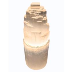 Lampe "Atlas" en Sélénite naturelle 20cm
