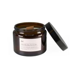 Bougie parfumée naturelle "Bali" Cèdre, Musc Blanc et Tonka 75 heures 500g | Drake