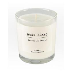 Bougie parfumée artisanale "Musc Blanc" 35 heures | Drake