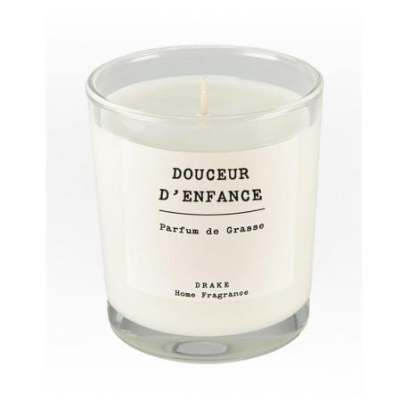 Bougie parfumée façonnée à la main "Douceur d'Enfance" 35 heures | Drake