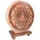 Lampe de Sel de l'Himalaya motif Bouddha Mandala interchangeable 5Kg