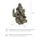 Statuette Ganesh en laiton 12cm. Artisanat asiatique.