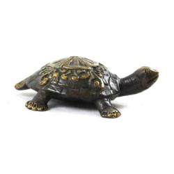 Statuette Tortue de Terre en laiton 11cm