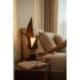 Lampe Exotique en Feuille de Cocotier & Acajou 50cm